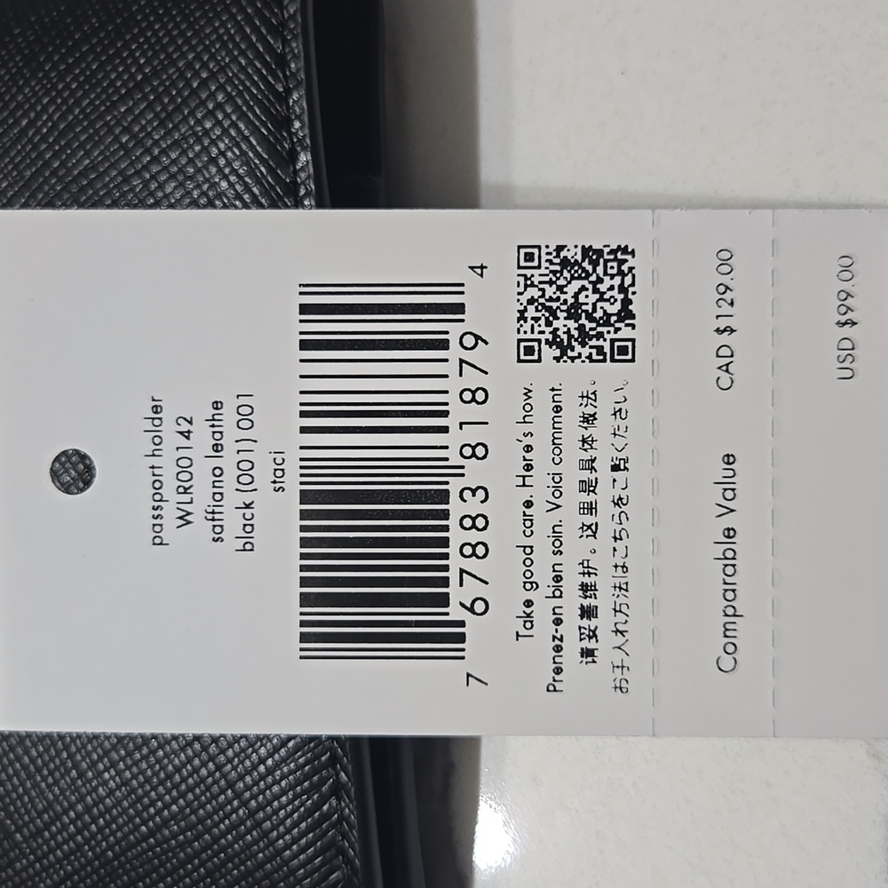NWT Kate Spade Staci Passport Holder Cover - Picture 3 of 3